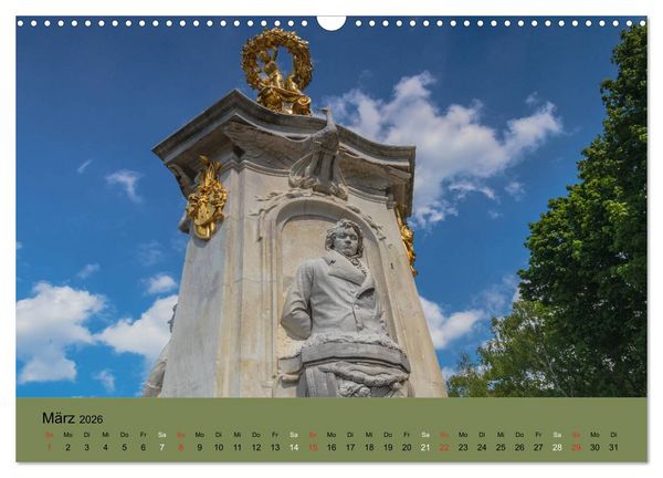 Produktbild: Gro&szlig;er Tiergarten Berlin - Von Dichtern und Komponisten (Wandkalender 2026 DIN A3 quer), CALVENDO Monatskalender