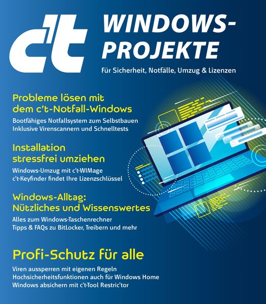 Produktbild: C't Windows-Projekte