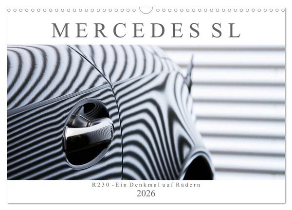 Produktbild: Mercedes SL R230 - Ein Denkmal auf R&auml;dern (Wandkalender 2026 DIN A3 quer), CALVENDO Monatskalender