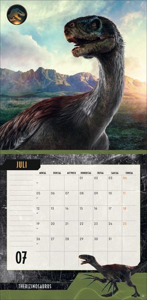 Produktbild: Jurassic World Broschurkalender 2027