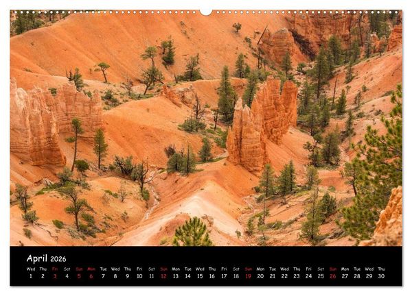 Produktbild: Beautiful Bryce Canyon (High Quality Premium Wall Calendar 2026 DIN A2 landscape),CALVENDO 12 Month Wall Calendar