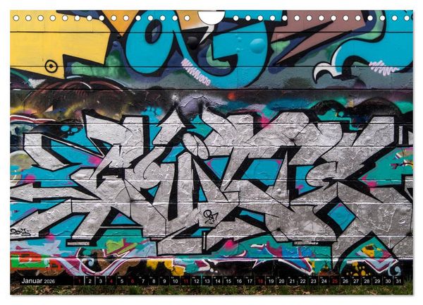Produktbild: Streetart am Wiener Donaukanal (Wandkalender 2026 DIN A4 quer), CALVENDO Monatskalender
