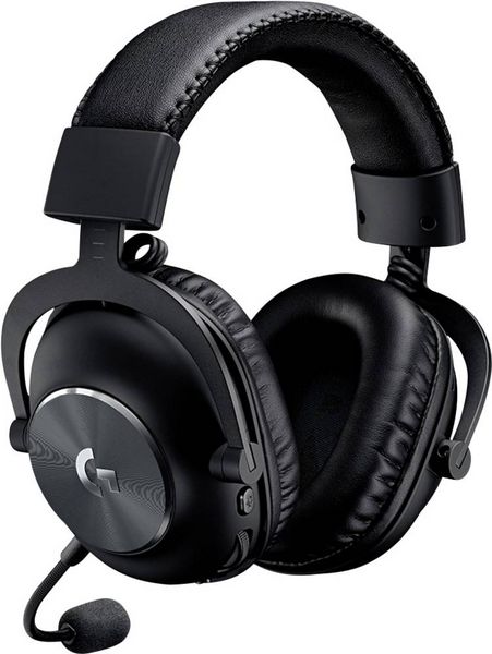 Produktbild: Logitech Gaming PRO X On Ear Headset Funk 7.1 Surround Schwarz Lautst&auml;rkeregelung, Mikrofon-Stummschaltung Gaming