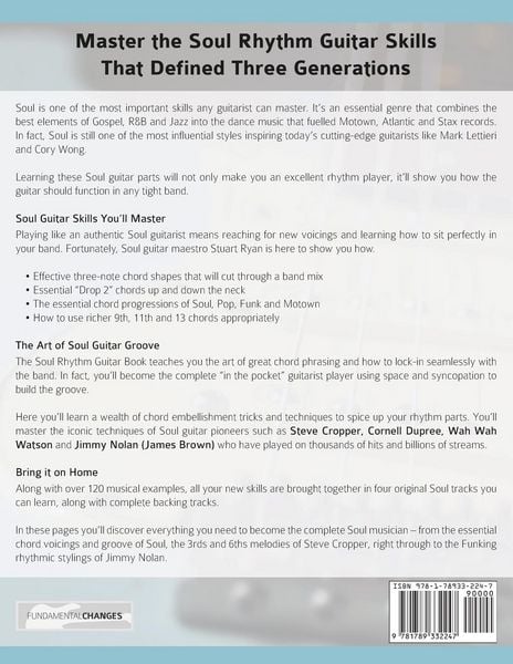 Produktbild: The Soul Rhythm Guitar Book