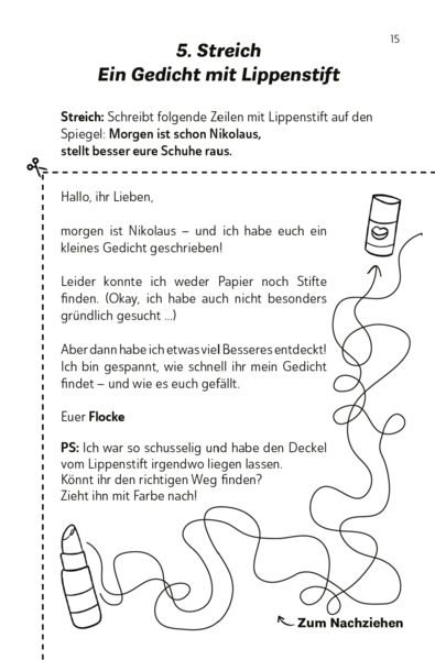 Produktbild: Die lustigsten Wichtelbriefe f&uuml;r Kinder | Zum Ausschneiden & sofort Verwenden | Interaktives Adventskalender-Buch mit Wichtelstreichen f&uuml;r die Wichtelt&uuml;r & Mitmach-Elementen | F&uuml;r Erstleser und Grundsch&uuml;ler ab der 1. Klasse