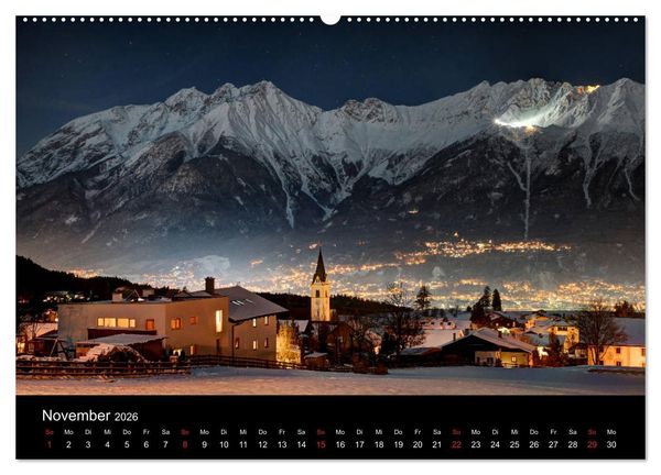 Produktbild: Innsbruck - Capital of the Alps (hochwertiger Premium Wandkalender 2026 DIN A2 quer), Kunstdruck in Hochglanz