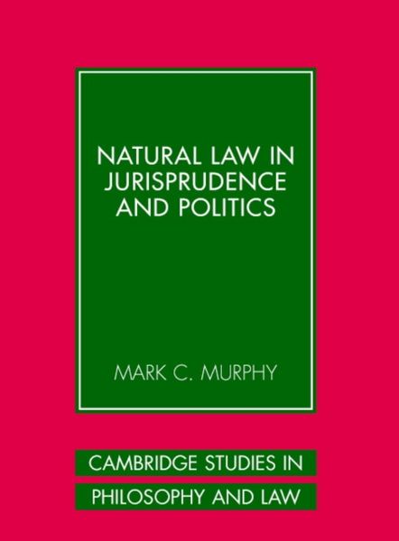 Produktbild: Natural Law in Jurisprudence and Politics
