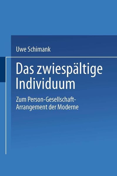 Produktbild: Das zwiesp&auml;ltige Individuum