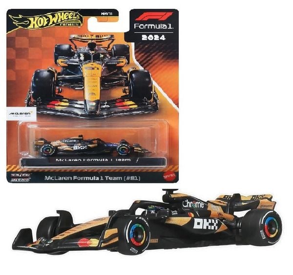 Hot Wheels Formel 1 Premium Die-Cast-Sammelspielzeug-Rennauto im Maßstab 1:64 (Stile können abweichen)