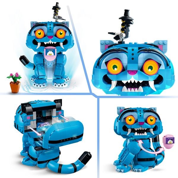 Produktbild: LEGO KPop Demon Hunters Der Tiger Derpy und die Elster Sussie 72537