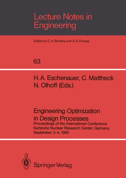 Produktbild: Engineering Optimization in Design Processes