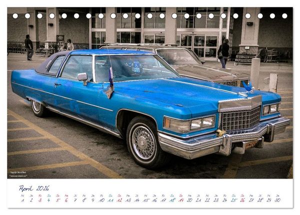 Produktbild: US Cars & Trucks in Alaska (Tischkalender 2026 DIN A5 quer), CALVENDO Monatskalender