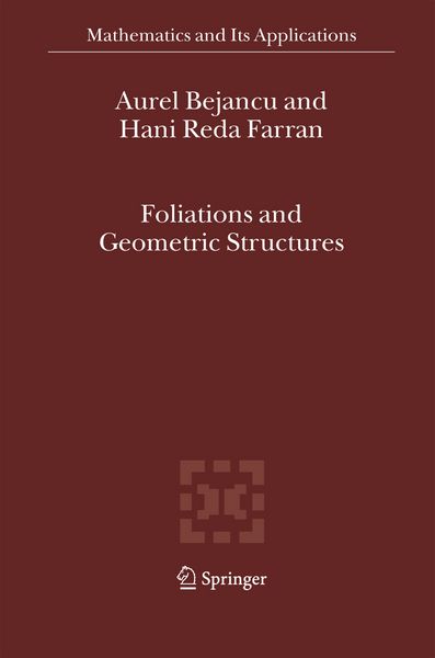 Produktbild: Foliations and Geometric Structures