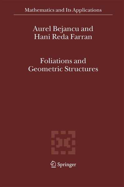 Produktbild: Foliations and Geometric Structures