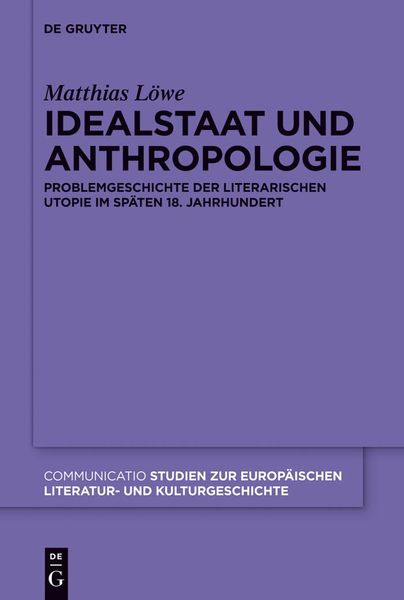 Produktbild: Idealstaat und Anthropologie