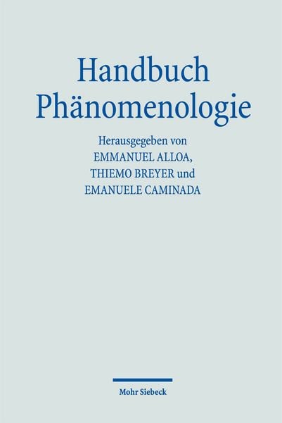 Produktbild: Handbuch Ph&auml;nomenologie