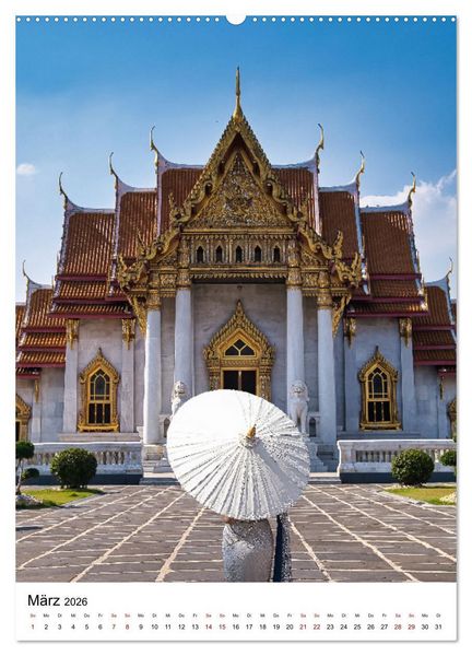 Produktbild: Faszination Thailand (Wandkalender 2026 DIN A2 hoch), CALVENDO Monatskalender