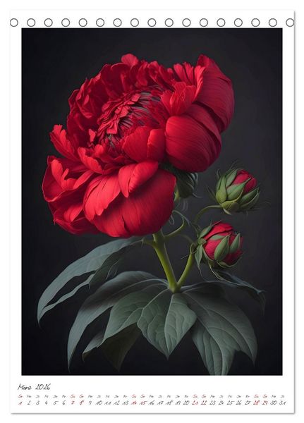 Produktbild: Flora Fantastica (Tischkalender 2026 DIN A5 hoch), CALVENDO Monatskalender