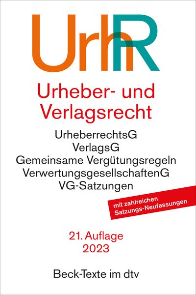Produktbild: Urheber- und Verlagsrecht