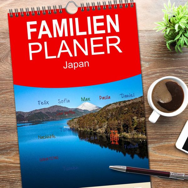 Produktbild: Familienplaner 2026 - Japan - zwischen Tradition und Moderne mit 5 Spalten (Wandkalender, 21 x 45 cm) CALVENDO