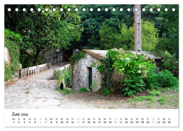 Produktbild: Jakobsweg - Camino Portugues (Tischkalender 2026 DIN A5 quer), CALVENDO Monatskalender
