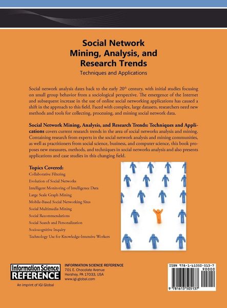 Produktbild: Social Network Mining, Analysis, and Research Trends