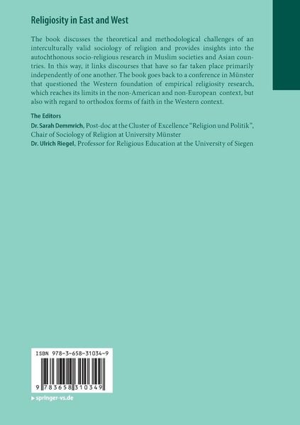 Produktbild: Religiosity in East and West