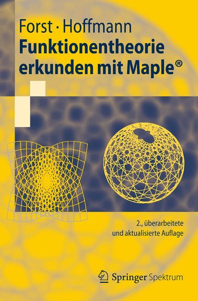 Produktbild: Funktionentheorie erkunden mit Maple