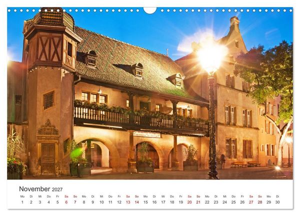 Produktbild: Elsass - von Stra&szlig;burg bis Colmar, zwischen Rhein und Vogesen (Wandkalender 2027 DIN A3 quer), CALVENDO Monatskalender