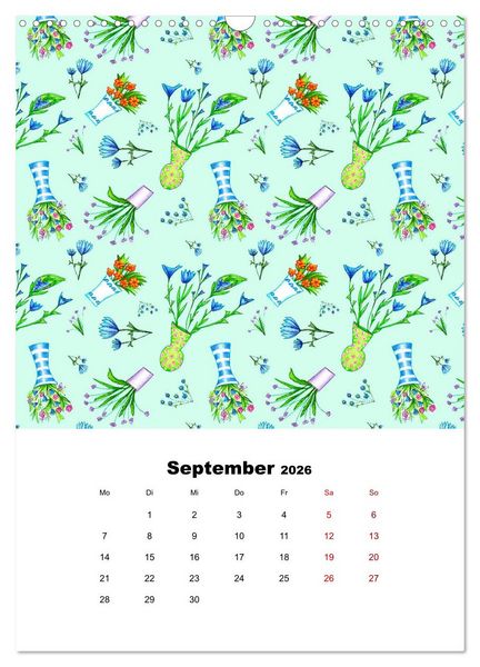 Produktbild: MUSTERMACKE (Wandkalender 2026 DIN A3 hoch), CALVENDO Monatskalender