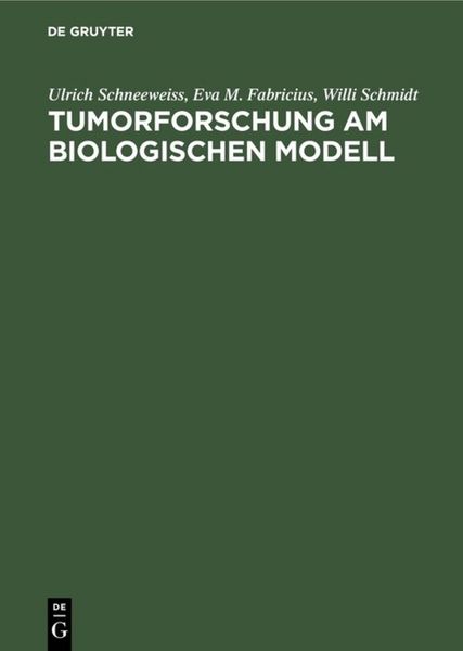 Produktbild: Tumorforschung am biologischen Modell