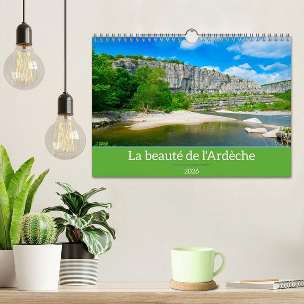 Produktbild: La beaut&eacute; de l'Ard&egrave;che (Calendrier mural 2026 DIN A4 vertical), CALVENDO calendrier mensuel