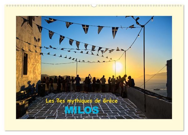 Produktbild: Les &icirc;les mythiques de Gr&egrave;ce - MILOS (Calendrier mural 2026 DIN A2 vertical), CALVENDO calendrier mensuel