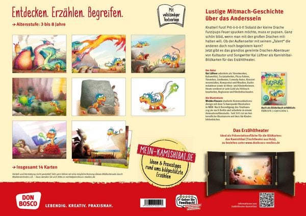 Produktbild: Furzipups, der Knatterdrache. Kamishibai Bildkartenset