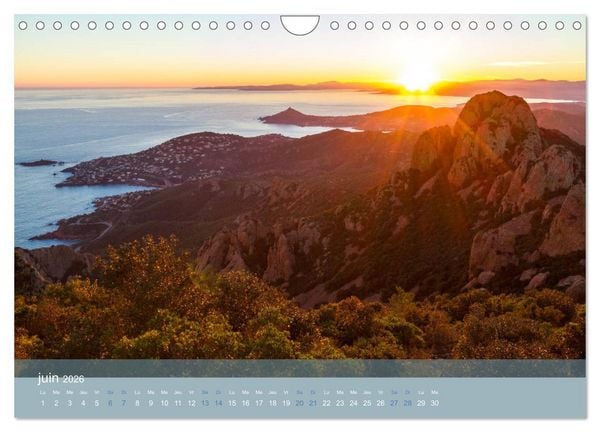 Produktbild: Littoral de la C&ocirc;te d'Azur (Calendrier mural 2026 DIN A4 vertical), CALVENDO calendrier mensuel