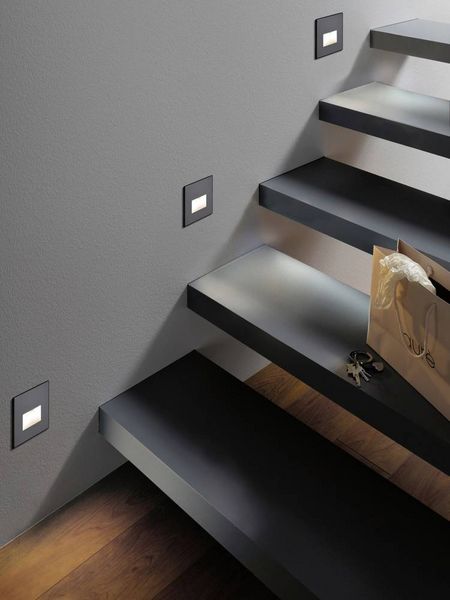 Produktbild: Paulmann 93094 Wand EBL Edge LED-Wandeinbauleuchte LED Schwarz (matt)