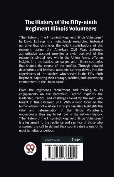Produktbild: The History of the Fifty-ninth Regiment Illinois Volunteers