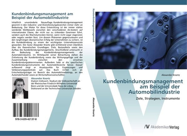 Produktbild: Kundenbindungsmanagement am Beispiel der Automobilindustrie