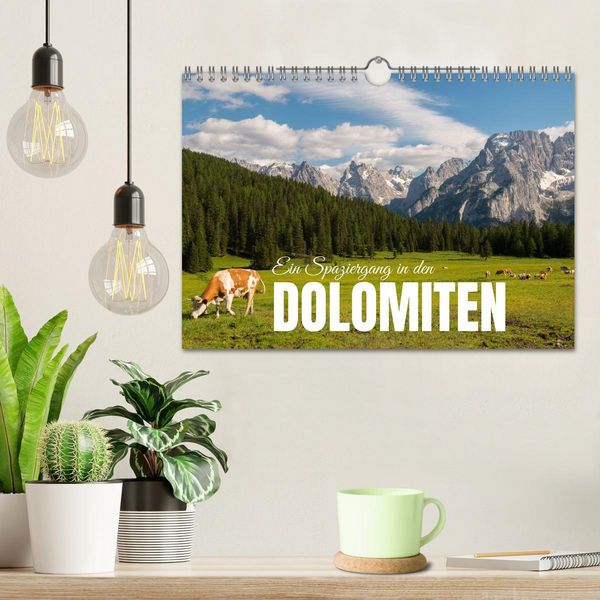 Produktbild: Ein Spaziergang in den Dolomiten (Wandkalender 2026 DIN A4 quer), CALVENDO Monatskalender