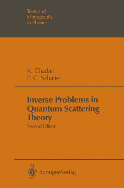 Produktbild: Inverse Problems in Quantum Scattering Theory