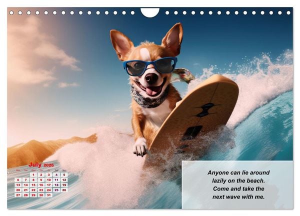 Produktbild: Great fun for Chihuahua lovers (Wall Calendar 2026 DIN A4 landscape), CALVENDO 12 Month Wall Calendar