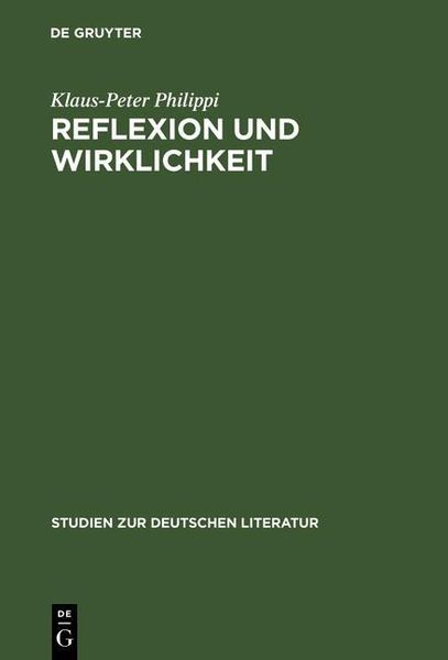 Produktbild: Reflexion und Wirklichkeit