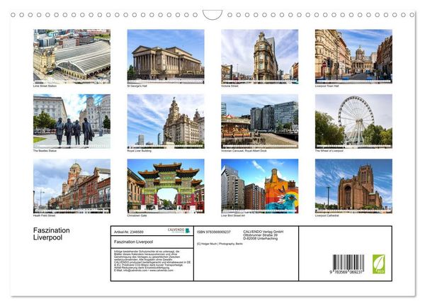 Produktbild: Faszination Liverpool (Wandkalender 2027 DIN A3 quer), CALVENDO Monatskalender