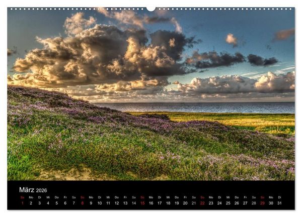 Produktbild: Sylt Morsumer Kliffabende Fotografien von Tobias Thiele (Wandkalender 2026 DIN A2 quer), CALVENDO Monatskalender