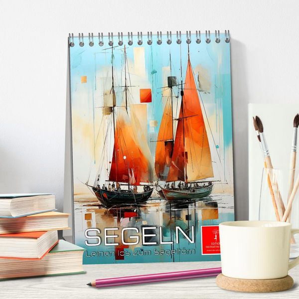 Produktbild: Segeln - Leinen los zum Segelt&ouml;rn (Tischkalender 2026 DIN A5 hoch), CALVENDO Monatskalender