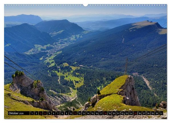Produktbild: Das Gr&ouml;dner Tal - Im Herzen der Dolomiten (hochwertiger Premium Wandkalender 2026 DIN A2 quer), Kunstdruck in Hochglanz