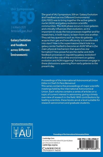 Produktbild: Galaxy Evolution and Feedback across Different Environments (IAU S359)