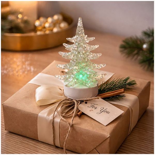 Produktbild: HTI-Living Funkelnder Weihnachtsbaum 6er Set klein mit toller Beleuchtung