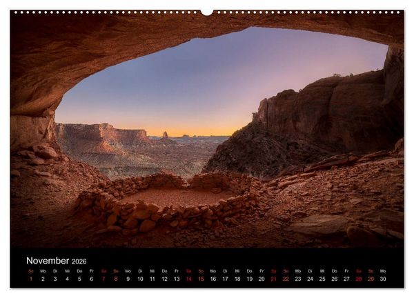 Produktbild: USA Desert Dreams (hochwertiger Premium Wandkalender 2026 DIN A2 quer), Kunstdruck in Hochglanz