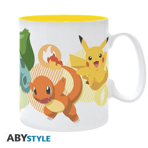 Produktbild: POKEMON- Mug - 460 ml - Pikachu and starters - subli - box